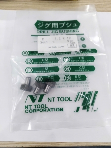 Drill Jig Bushing (Ống dẫn mũi khoan cho đồ gá)Model: D型 – 3.2 × 12  Mã số: 3440Xuất xứ: Made in Japan