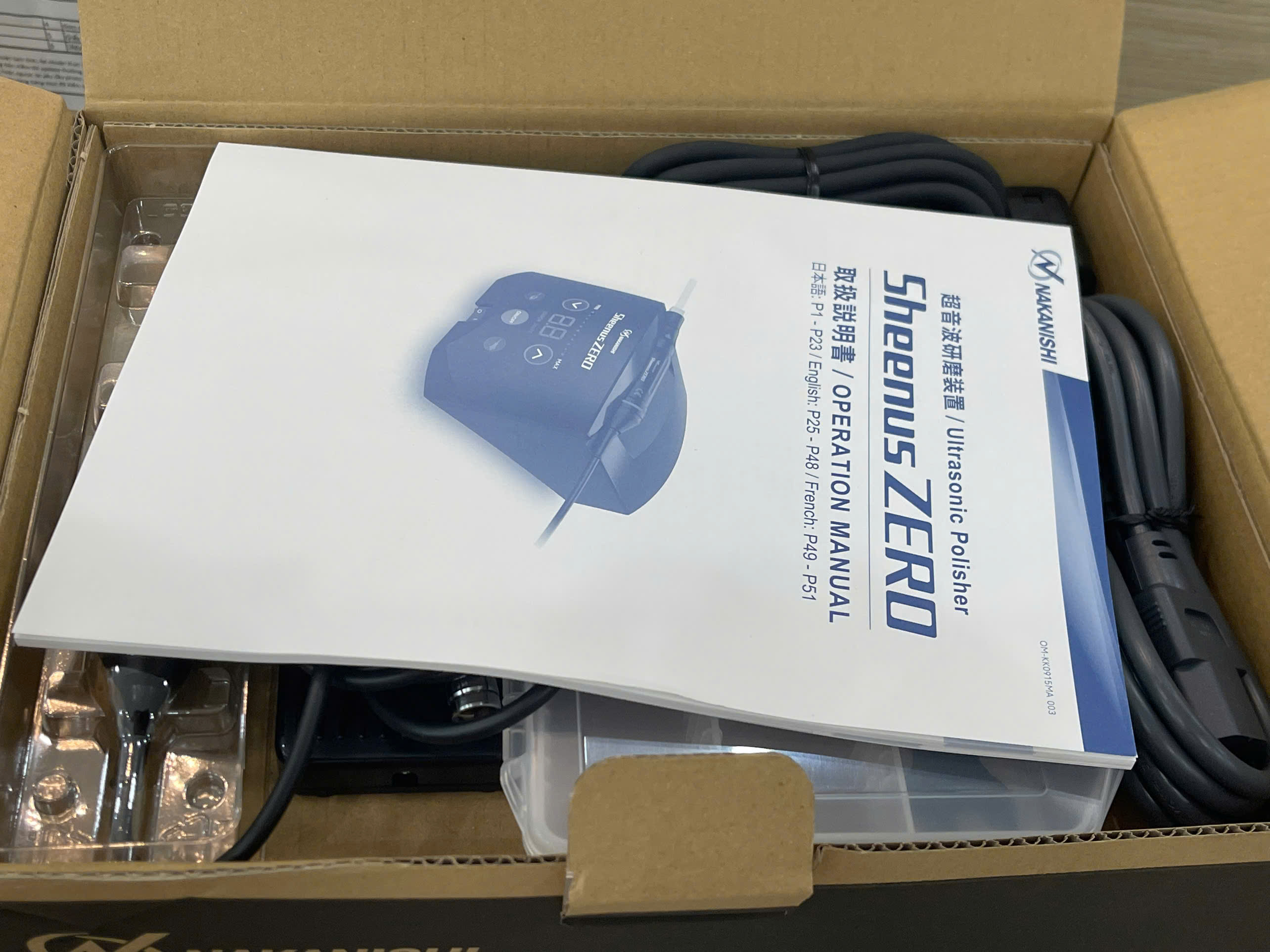 MÁY MÀI ĐÁNH BÓNG SIÊU ÂM Sheenas ZERO  Model: US-50P Set 100V  ( 7774 )