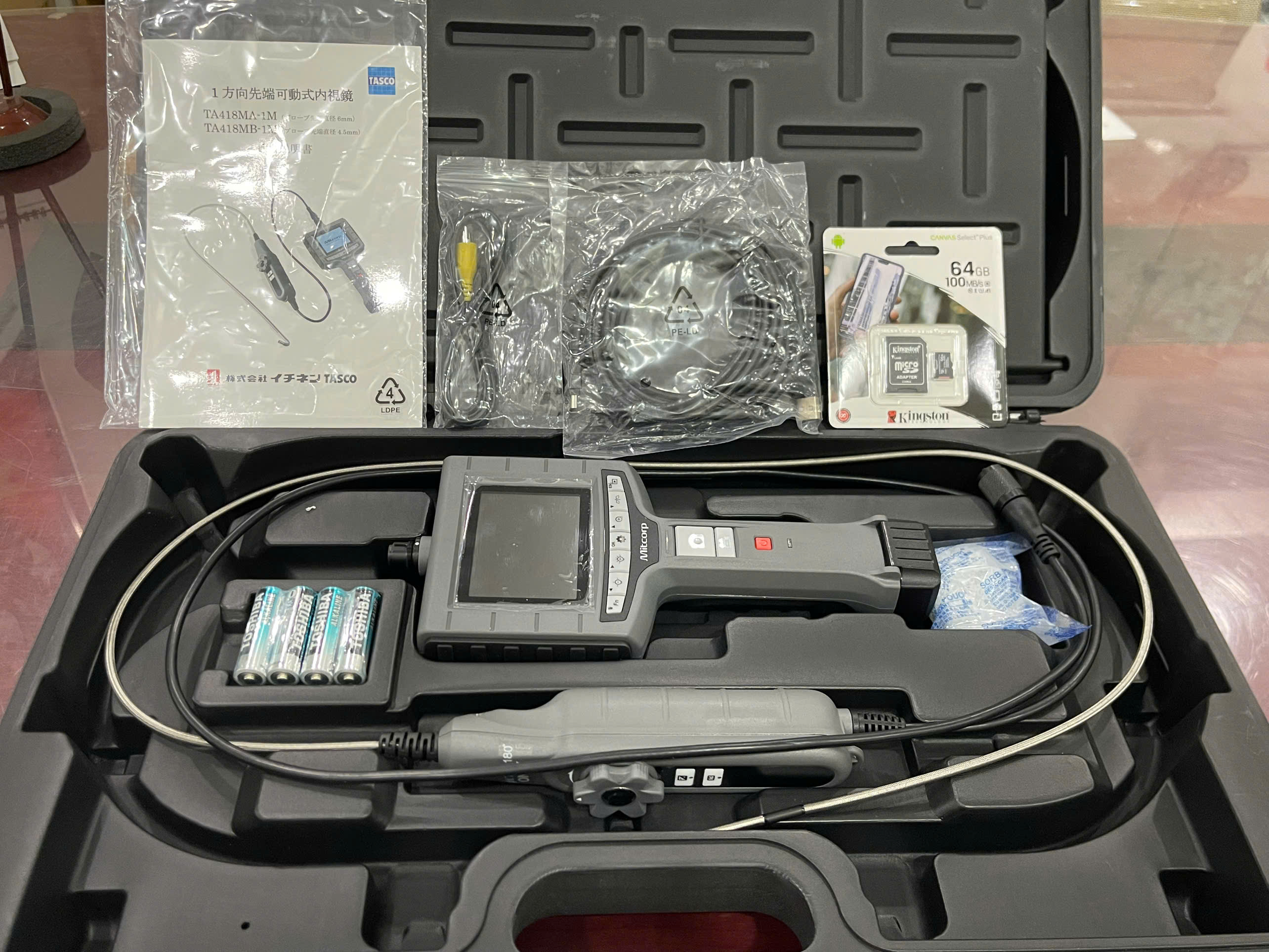 MÁY SIÊU ÂM CẦM TAY TASCO TA418MB-1M/ 1方向先端可動式内視鏡